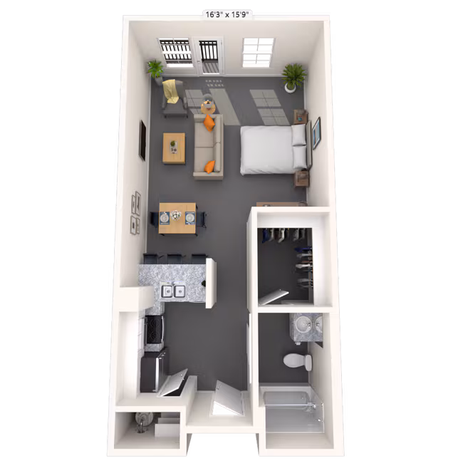 Unit 3104 4266 floor plan
